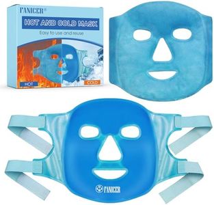 Máscara de refrigeración cara,Reutilizable Gel Mascarilla, compresas frías Mascarilla Facial Fría Cubre Todo el Rostro, Aplicable en ambos lados,Facial para Hombre y Mujer