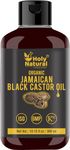 Holy Natural - The Wonder of World organic Jamaican Black Castor Oil for Hair, Eyelash, Eyebrow and Skin | Cold Pressed | 300ml