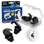 Swimming Ear Plugs, VIGOROAD 2 Pairs Waterproof Ultra Comfy Reusable Silicone Swimming earplugs for Swimmers, Shower, Bathing, Surfing, Pool and Other Water Sports(Adults, Teens & Kids 9+)