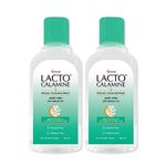 Lacto Calamine Micellar Water Make Up Remover Liquid | 100ml each - Pack of 2 | Aloe Vera, Green Tea & Niacinamide |Cleansing Water For Face That Removes Make-Up, Excess Oil & Impurities |Alcohol Free