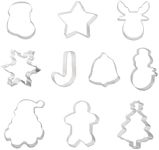 Large Christmas Cookie Cutters, Fyv