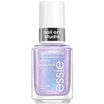 essie nail art studio special effects nail polish, vegan, salon quality formula, pixel pearl finish, ethereal escape, purple, 13.5 ml