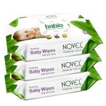 NOVEL Baby Wet Wipes (Pack of 3)