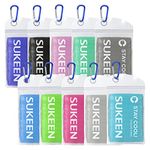 Sukeen Cooling Towel,Instant Evaporative Cooling for Sports,Yoga,Golf,Gym,Neck,Workout and More(40”x 12”)