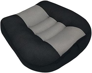 MagiDeal Car Cushion Heightening Height Boost Mat, Pad Angle for Car, Office,Home, Black