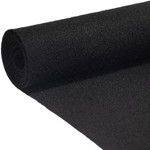 Bbox Black Carpet Non-Woven Febric | Length: 72 inch (6 ft.), Width: 43 inch (3ft 7in) | for Speaker Sub Box Carpet Home, Auto, RV, Boat, Marine, Truck & Car Trunk Liner