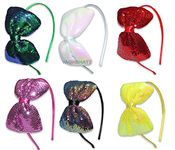 VAGHBHATT Hairband Plastic Headband For Girls, Pack of 6 - Multicolor, Multi Color