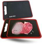 Evelots Fast Defrosting Tray for Frozen Meat with Cutting Board & Garlic Grater - Thaws Frozen Food Fast & Naturally - Large Family Size -Non Stick Aluminum-No Microwave/Electricity