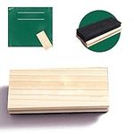 Chalk Eraser - Campus Style Pine Wood Chalkboard Blackboard Cleaner Engravable College Styled DIY Gift