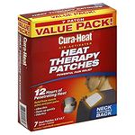 Cura Heat Cura-Heat Heat Therapy Patches Air Activated Neck Shoulder & Back Value Pack 7 heat patches