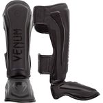 Venum Elite Shin Guards, Matte/Black