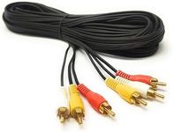 mCore 7.5m Triple 3 x RCA Male to 3