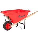 True Temper KPWB10 Real Tools For Kids Lil' Wheelbarrow With Poly Tray