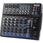 Gemini GEM-12USB Compact 12 Channel Bluetooth Audio Mixer With USB, Portable DJ Sound Controller Interface