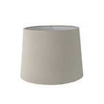 Sanded Edge Cotton Fabric E-27 HOLDER BEIGE LAMP Shade 14X16X12 INCH Tapered Lamp Fabric Shade