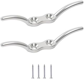 BubFolk 6 Inch Boat Cleat, 316 Stainless Steel Dock Cleats