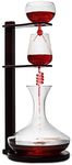 Wine Tower Decanting & Aerator Set by The Wine Savant - Unique Wine Decanter - 3 Aerating Parts - Upper, Middle & Lower Aerators - Whisky & Wines Carafe, Proven to Enhance & Improves Flavor & Aromas