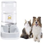 Old Tjikko Pet Water Dispenser,Cat Water Bowl,Dog Water Bowl Automatic,Large Automatic Drinking Fountain for Cat Dog,3.8L(1 Gallon) Pet Waterer