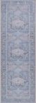 Hauteloom Rosman Hallway, Kitchen Machine Washable Runner Rug - Blue, Gray, Beige - 2'7" x 7'3"