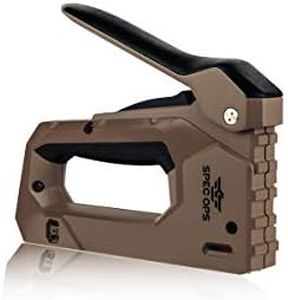 Spec Ops Tools Heavy Duty Staple Gun, 1/4" - 9/16" Staples, 18-Gauge Brads, Reduced Effort