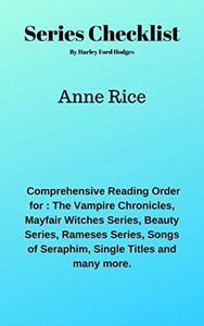 Anne Rice Reading Order/Series Checklist