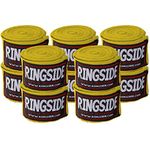 Ringside Mexican Style Boxing Handwraps (5 Pack), Gold, 180"