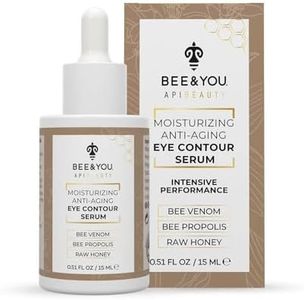 BEE and YOU Anti Aging, Anti Wrinkle Face Cream Serum, Dark Spot Remover, Moisturizer, Pore Minimizer Skin Care, Bee Propolis Extract, Raw Honey, Bee Venom and Hyaluronic Acid, 1.0 fl. Oz
