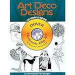 Art Deco Designs CD-ROM and Book (D