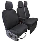 Tailored & Custom Fit | Waterproof Heavy-Duty Van Seat Covers to fit Ford Transit Custom 2013-2023 1st Generation | Driver & Double Passenger