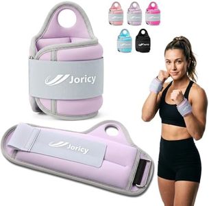Wrist Weights with Thumb Loops Lock for Women Men 2LBS Pair (1 LB Each Weight) Arm Weight Weights Weighted Gloves for Walking Running Strength Cardio Exercises, Purple