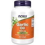 NOW Supplements, Garlic Oil 1500 mg