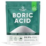 Boric Acid - 99.9% Pure Fine Powder | Multi-Purpose, Household, Kitchen, Cleaner | Industrial Grade Strength | 1 lb