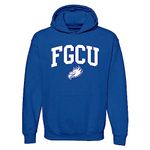 NCAA Officially Licensed College - University Team Color Arch Logo Hoodie, Florida Gulf Coast Eagles Royal, XX-Large