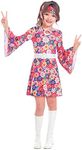 Amscan Girl's Miss 60's Costume, Size 8-10 Years