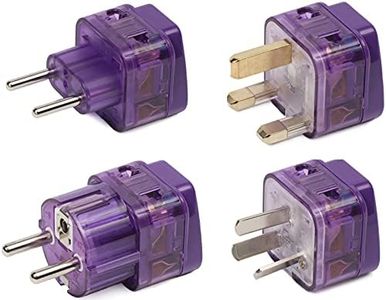 New 4 Pieces Asia Travel Adapter Pack
