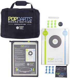 POPDARTS Board Edition Set - Two Great Games in ONE - Includes 2 Aluminum All-Weather Boards, Original Popdarts Set, Premium Travel Case, & Built-in Score Keeper. (Popdarts Board Edition - Original)