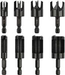 AOKLIT Plug Cutter, 8Pcs Wood Plug 