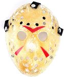Nicky Bigs Novelties Thick Unisex Costume Horror Hockey Mask - Cosplay Scary Killer Hockey Masks - Cosplay Halloween Durable Accessory