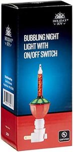 Holiday Joy - Christmas Bubble Night Light - On/Off Switch