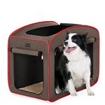 Petsfit Pop Up Dog Crates Kennel Carrier, Portable and Lightweight, Included Soft Mat and Carrying Case