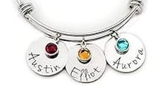 Personalized Mother's bracelet with