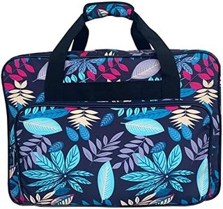 Badiman Portable Sewing Machine Storage Bag with Multiple Compartments, Easy-to-Carry Tote Case - Dark Blue