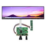 VSDISPLAY 12.6 inch 1920x515 NV126B5M-N41 IPS LCD Screen and 2Mini HD-MI Micro USB Audio Controller Board VS-RTD2556HM-V1