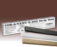 Cor-A-Vent Soffit Strip S-400 (1″ x 1 1/2″ x 4′, Black, 24)