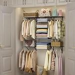Closet Organizer System Shelf Kit -