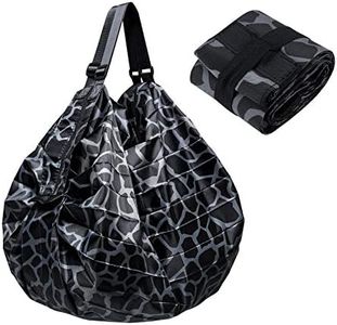 Bolsa de compras reutilizable y plegable, Bolsa de viaje transportable, Bolsa de hombro con estampado de leopardo, Ideal para compras, viajes, actividades al aire libre y acampadas