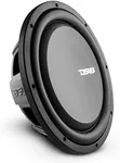 DS18 PSW12.4D 12" Shallow Mount Subwoofer 1200 Watts Max Power 600 Watts RMS Dual Voice Coil 4+4 OHMS Water Resistant - Best Sub for Tight Spaces in Car & Trucks - 1 Speaker