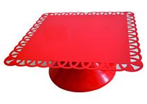 Red Cake Stand