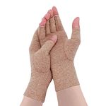 Rheumatoid Arthritis Gloves - Compression Gloves Fingerless Joint Pain Relief Hand Mitten Warmth Gloves Carpal Tunnel Gloves for Women Men