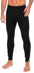 MERINNOVATION Merino Wool Base Layer Pants for Men 100% Merino Wool Thermal Underwear Bottom Elastic Lightweight